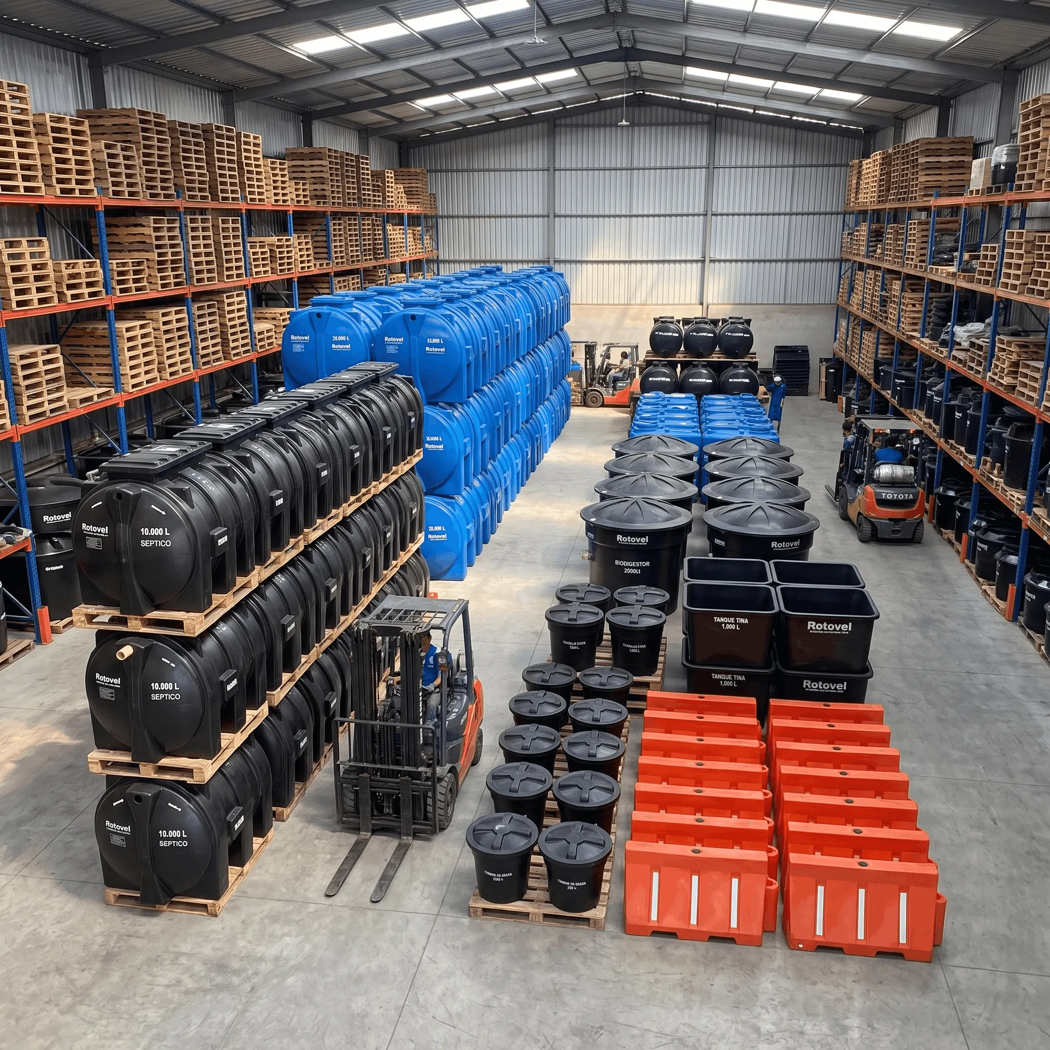 Bodega y planta de Jorman Plast
